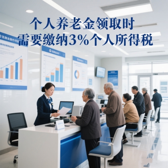 人社部：个人养老金领取时需要缴纳3%个人所得税