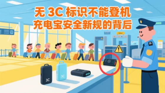 无3C标识不能登机 充电宝安全新规的背后